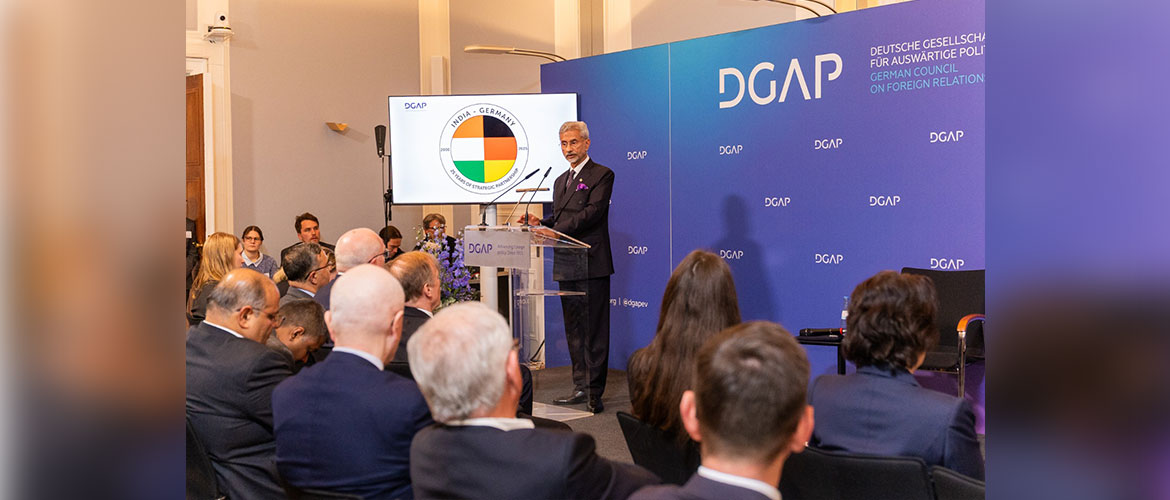  External Affairs Minister Dr. S. Jaishankar attended a Think Tank event at the German Council on Foreign Relations | DGAP on 23.05.2025